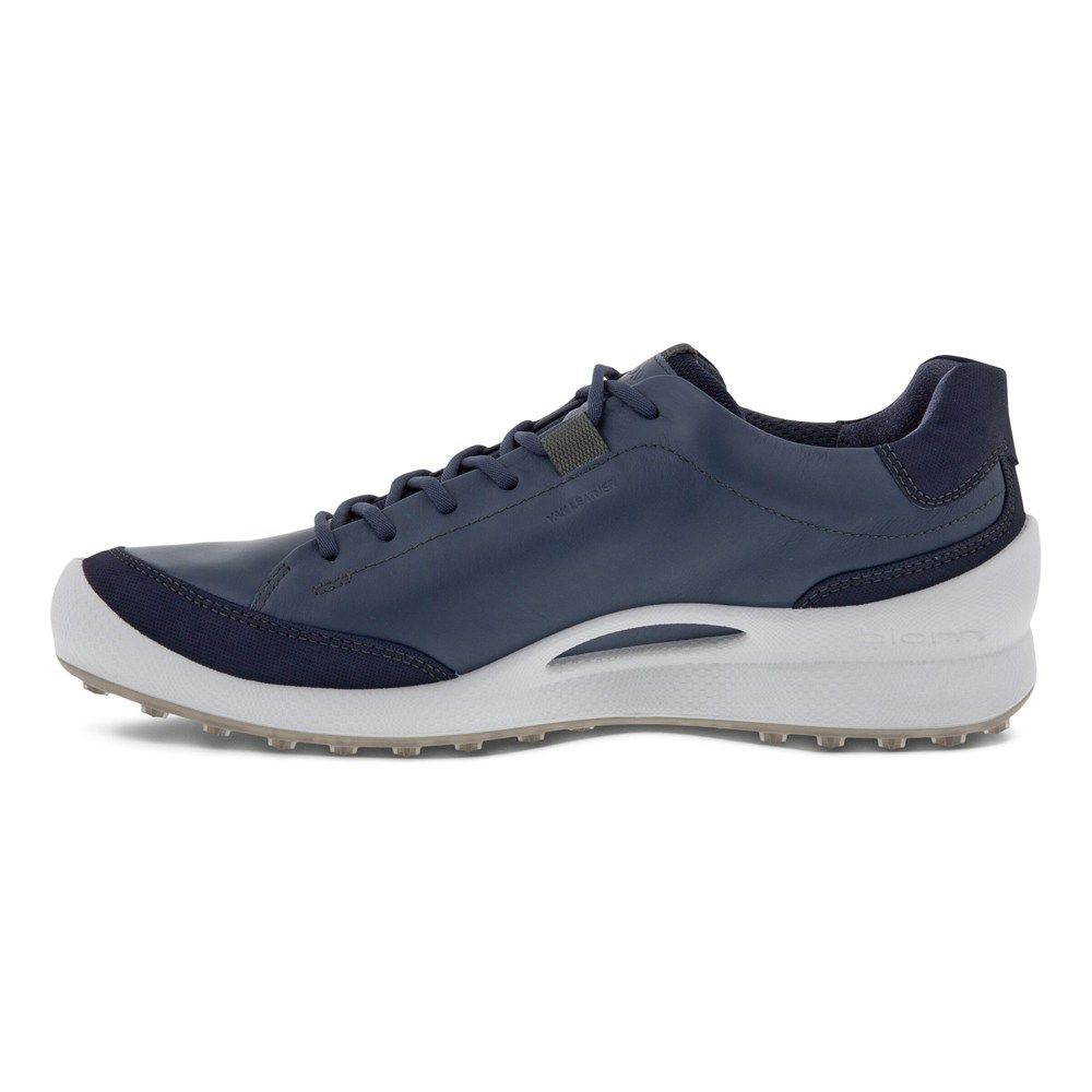 Zapatos De Golf Hombre - ECCO Biom Hybrid Laced - Azul Marino - BUK107426